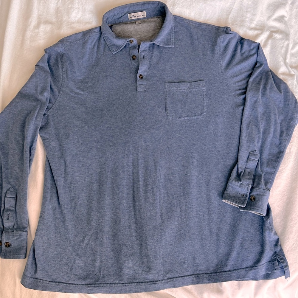 Peter Millar Long Sleeve Polo
